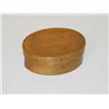 Image 1 :  4 3/4 OVAL 2 FINGERED PANTRY BOX IN NATURAL FINI
