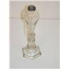 Image 1 :  11 CLEAR SANDWICH OIL LAMP - RIM CHIPS & WEAR (N