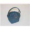 Image 1 :  4 1/4 PAINTED SPLINT BASKET W/ SWING HANDLE IN B