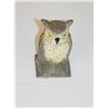 Image 1 :  4 1/2 CAST IRON PAINTED OWL STILL BANK - MINOR P