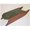 Image 1 :  LATE 19TH CENT. PAINTED WOODEN CHILDS SLED IN OL