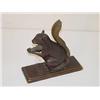 Image 1 :  19TH CENT. PAINTED CAST IRON SQUIRREL NUT CRACKE
