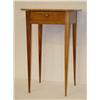 Image 1 :  19TH CENT. CHERRY HEPPLEWHITE 1 DRAWER STAND ON 