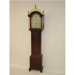  19TH CENT. COUNTRY TALL CASE CLOCK W/ ROSEWOOD G