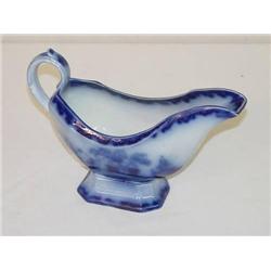  8 1/2 SCINDE FLOW BLUE GRAVY BY ALCOCK - GOOD CO