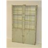 Image 1 :  19TH CENT. CUPBOARD W/ 2 GLAZED GLASS DOORS, EA.