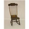 Image 1 :  19TH CENT. BOSTON SEWING ROCKER W/ PLANK SEAT & 