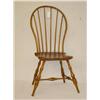 Image 1 :  NEW ENGLAND BOW BACK WINDSOR CHAIR W/ SHAPED SAD