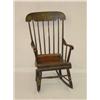 Image 1 :  19TH CENT. BOSTON ROCKER W/ PLANK SEAT & PAINTED