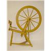 Image 1 :  EARLY 19TH CENT. FLAX WHEEL IN MUSTARD PAINT SIG