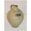 Image 1 :  1 GAL. L. NORTON OVOID JUG W/ COBALT DECORATION-