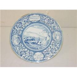  10 1/4 HISTORICAL BLUE STAFFORDSHIRE AMERICA IND