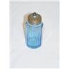 Image 1 :  3 3/4 SANDWICH BLUE PANELED CHRISTMAS SALT - TIN