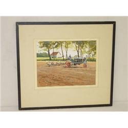  WATERCOLOR-GOUCHE MCCORMICK-DEERING FORMALL 1924