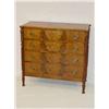 Image 1 :  19TH CENT. SHERATON MAHOGANY GRADUATED 4 DRAWER 