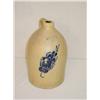 Image 1 :  4 GAL. E & LP NORTON JUG W/ COBALT PLUME DECORAT