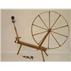 Image 1 :  19TH CENT. SHAKER MAPLE SPINNING WHEEL W/ UNUSUA