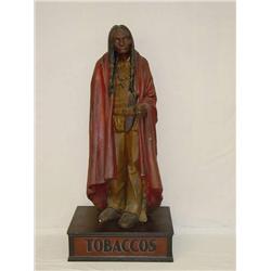  EARLY 20TH CENT. 61 CIGAR STORE INDIAN-PAINTED P
