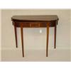Image 1 :  NEW ENGLAND HEPPLEWHITE MAHOGANY CARD TABLE W/ S