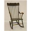 Image 1 :  19TH CENT. PA STYLE ROCKING CHAIR IN GREEN PAINT