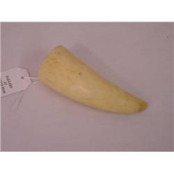  5 UNDECORATED WHALES TOOTH - CHIPS & SEVERAL SMA