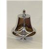 Image 1 : 12" CHROMED APPARATUS BELL W/ BRACKET & ACORN FIN