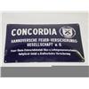 Image 1 : GERMAN ENAMEL FIRE INSURANCE SIGN "CONCORDIA" (19