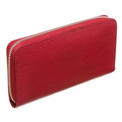 Louis Vuitton Pink Epi Leather Monogram Zippy Wallet