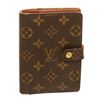 Image 1 : Louis Vuitton Monogram Canvas Leather Small Ring Agenda Cover