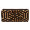 Image 1 : Gucci Brown Black Snakeskin Calleido Print Zip Wallet
