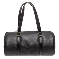 Louis Vuitton Black Epi Leather Soufflot Shoulder Bag Handbag
