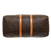 Image 2 : Louis Vuitton Monogram Canvas Leather Keepall 55 cm Duffle Bag Luggage
