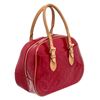 Image 4 : Louis Vuitton Red Vernis Monogram Leather Summit Drive Bag