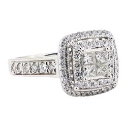 1.15 ctw Diamond Ring - 14KT White Gold