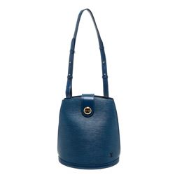 Louis Vuitton Blue EPi Leather Cluny Shoulder Bag