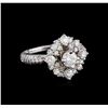 Image 1 : 1.72 ctw Diamond Ring - 14KT White Gold