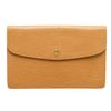 Image 2 : Louis Vuitton Camel Epi Leather Montaigne Clutch Bag