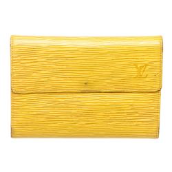 Louis Vuitton Yellow Epi Leather Compact Porte Tresor International Wallet