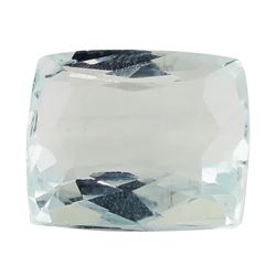 7.89 ct.Natural Rectangle Cushion Cut Aquamarine