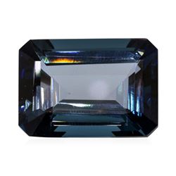 47.08 ct.Natural Emerald Cut London Blue Topaz