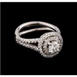 1.14 ctw Diamond Ring - 14KT White Gold