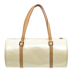 Louis Vuitton Pearl Vernis Leather Bedford Barrel Bag