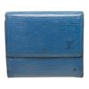 Image 3 : Louis Vuitton Blue Epi Leather Elise Wallet