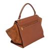 Image 3 : Celine Brown Leather Suede Medium Trapeze Bag