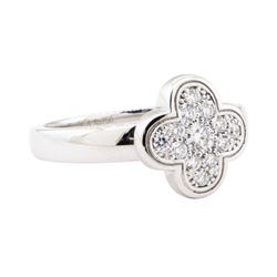 Van Cleef and Arpels 0.33 ctw Diamond Ring - 18KT White Gold