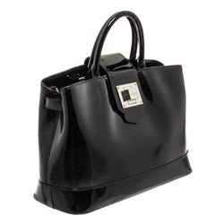 Louis Vuitton Black Electric Epi Leather Mirabeau GM Bag