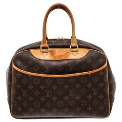 Louis Vuitton Monogram Canvas Leather Deauville Doctor Bag