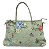 Image 2 : Gucci Green Multicolor Floral Flora Knight Small Tote Bag
