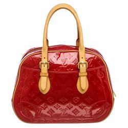 Louis Vuitton Red Vernis Monogram Leather Summit Drive Bag