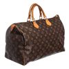 Image 2 : Louis Vuitton Monogram Canvas Leather Speedy 40 cm Bag